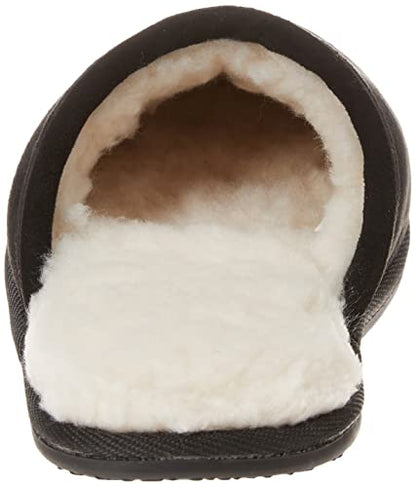 Amazon Essentials Women's Cozy Slipper, Black, 12