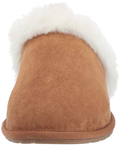 Amazon Essentials Women's Scuff Slipper, Light Brown, 7