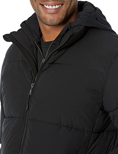Amazon Essentials Men's Mock Neck Puffer (Available in Big & Tall), Black, Medium