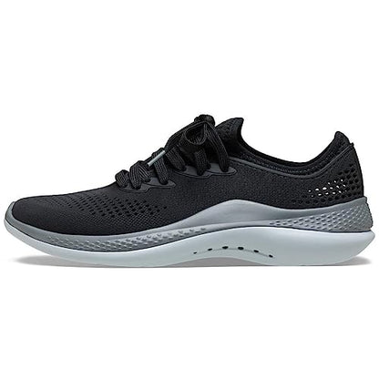 Crocs Men's LiteRide 360 Pacer Sneakers, Black/Slate Grey, 9 Men