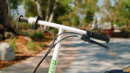EcoSmart Metro Electric Scooter – Padded Seat, Wide Bamboo Deck, 16" Air-Filled Tires, 500w High-Torque Motor, Up to 18 mph, 12-Mile Range, Rear-Wheel Drive
