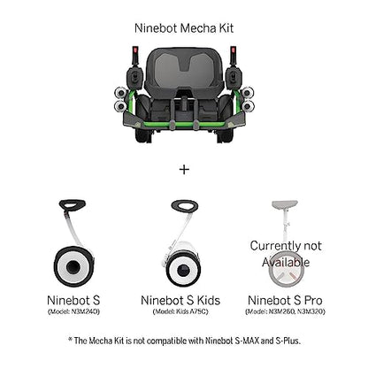 Segway Ninebot Mecha Kit, Applicable to Electric Self-Balancing Scooter, Human-Body Sensor in Joystick, Mobile App Integration (Not Included Ninebot S)