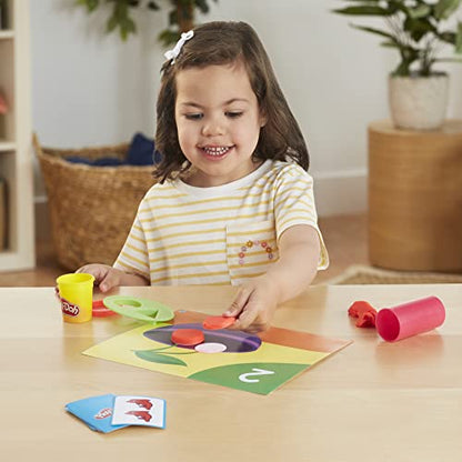 Play-Doh Create and Count Numbers Playset Preschool Toy for Kids 3 Years and Up with 6 Double-Sided Playmats, 10 Counting Flashcards, and 6 Cans of Modeling Compound, Non-Toxic (Amazon Exclusive)
