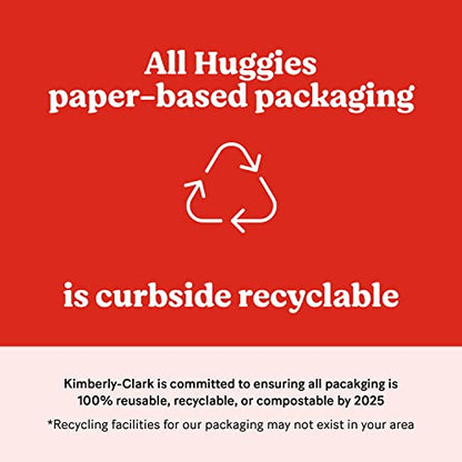 Huggies Natural Care Sensitive Baby Wipes, Unscented, Hypoallergenic, 99% Purified Water, 8 Flip-Top Packs (448 Wipes Total)