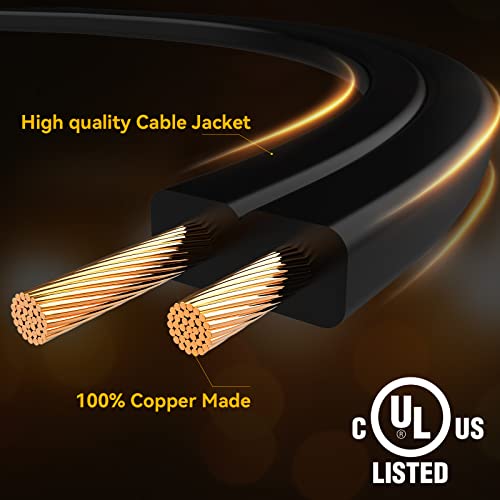 MOFFE 100FT（50FT*2 LED Outdoor String Lights, Waterproof Connectable Dimmable LED Hanging Lights for Patio, Porch, Deck, Bistro, Cafe, Balcony, Backyard Porch Garden,Party Decor, 2200K Warm