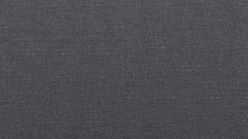DHP Janford Upholstered Platform Bed with Modern Vertical Stitching on Rectangular Headboard, Queen, Gray Linen