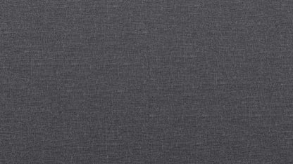 DHP Janford Upholstered Platform Bed with Modern Vertical Stitching on Rectangular Headboard, Queen, Gray Linen