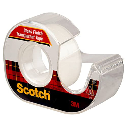 Scotch Transparent Tape, 2 Rolls, 3/4 in x 250 in (2157SS)