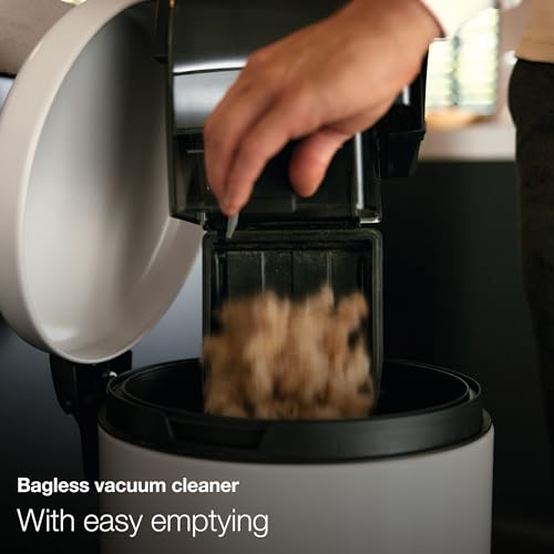 Miele Boost CX1 Parquet Canister Vacuum, White/Rose