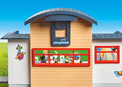 Playmobil Furnished School Building, Multicolor