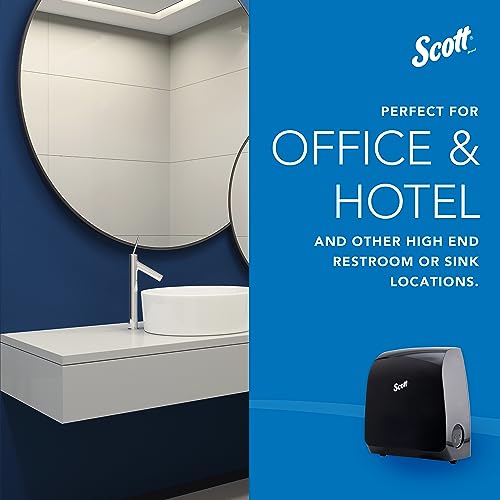 Scott Pro Automatic Hard Roll Paper Towel Dispenser System (34348), for Blue Core Scott Pro Roll Towels, Smoke/Black, 1 / Case