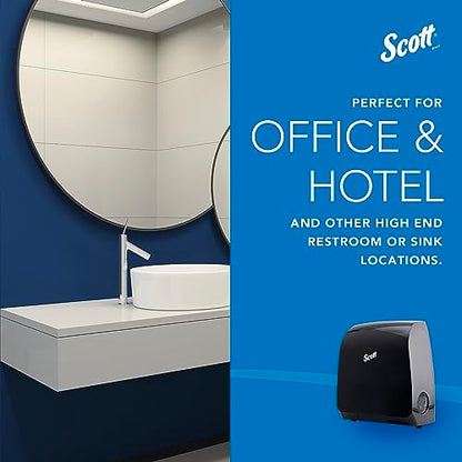 Scott Pro Automatic Hard Roll Paper Towel Dispenser System (34348), for Blue Core Scott Pro Roll Towels, Smoke/Black, 1 / Case