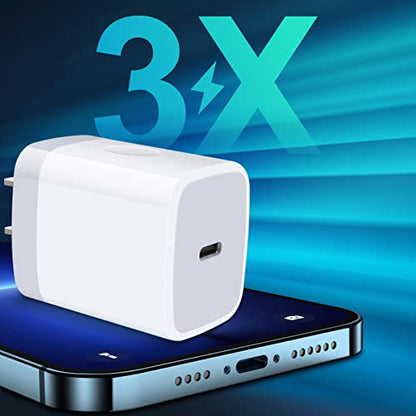 20W USB C Wall Charger Cube Travel Fast Charging Block Box Adapter Compatible for Samsung Galaxy A12 A11 A21 A13 A53 5G,A73 S22 S21 A01 A52 A42 A03S A02S,Z Fold 4/Flip 3; iPhone 14 13,12