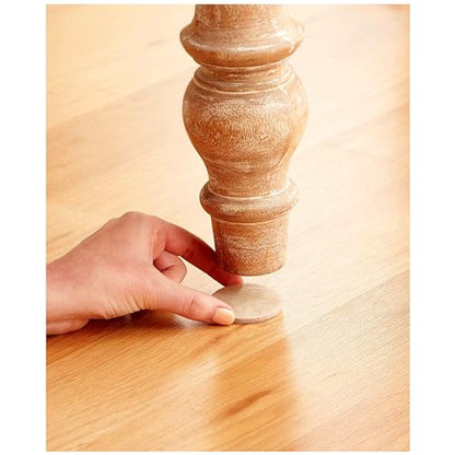 Scotch Felt Pads, Felt Furniture Pads for Protecting Hardwood Floors, Round, 1 in. Diameter, Beige, 32 Pads
