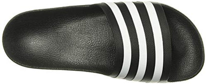 adidas Adilette Aqua Slides Black/White/Black Men's 9, Women's 10 Medium