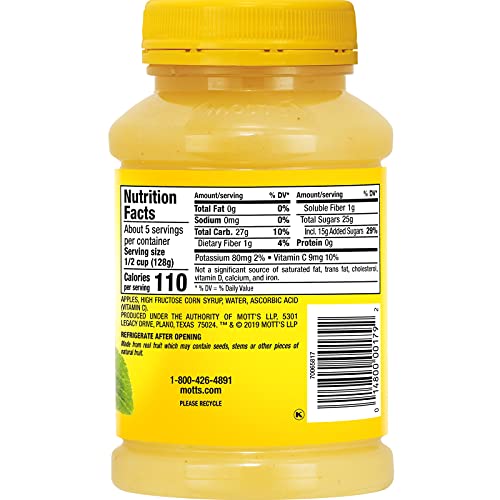 Mott's Applesauce, 24 oz jar (Pack of 12)