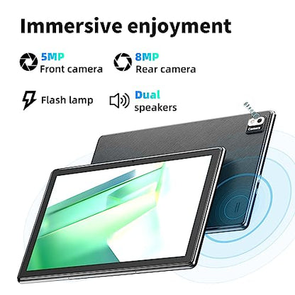 SGIN 10 Inch Android 12 Tablet, 8GB RAM 128GB ROM Tablets Computer with Octa-Core 2.0Ghz Processor, 1982 * 1200 IPS Display, 5MP+8MP Dual Camera, WiFi, Bluetooth 5.0, 6000mAh