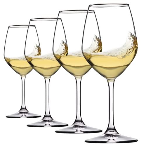 Paksh Novelty Glass Drinking Cup, Wine Glasses - - Wine Glass Set for Parties, Weddings, Gifting - Clear Wine Glass, for Red and White Wine - Christmas Gift for Women & Men, 15 Fluid Ounces