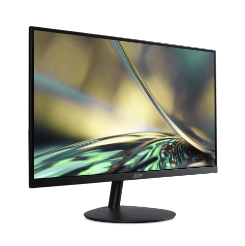 Acer SB242Y EBI 23.8" Full HD (1920 x 1080) IPS Zero-Frame Gaming Office Monitor | AMD FreeSync Technology Ultra-Thin Stylish Design 100Hz 1ms (VRB) Low Blue Light Tilt HDMI & VGA Ports