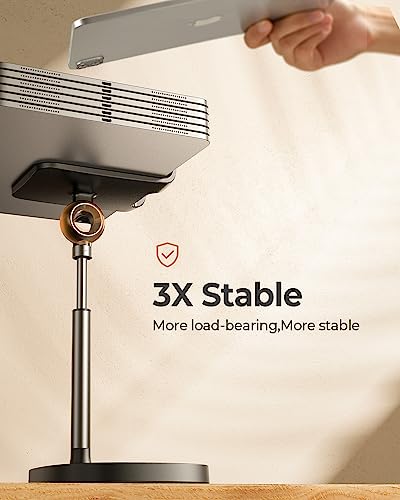 LISEN Cell Phone Stand, Height Angle Adjustable Phone Stand for Desk, Thick Case Friendly Phone Holder Stand, Taller iPhone Stand Compatible with All Mobile Phones,iPhone, Switch,iPad,Tablet(4-10in)