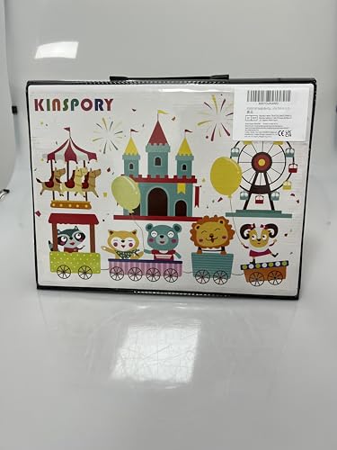 KINSPORY Art Supplies, 228 Pack Art Sets Crafts Drawing Coloring kit, Double-Side Trifold Easel, Oil Pastels, Crayons, Colored Pencils, Creative Gift for Beginners Artists Girls Boys Kids (Black)