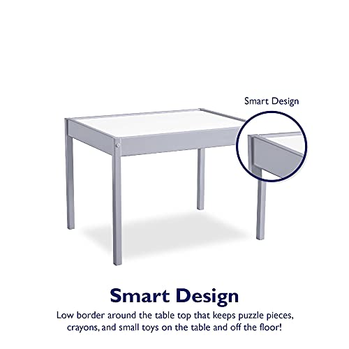 Baby Relax Hunter 3 Piece Kiddy Table and Chair Set, Gray