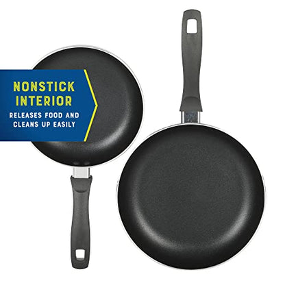 Oster Clairborne 10 Piece Aluminum Cookware Set W/Tools,Black