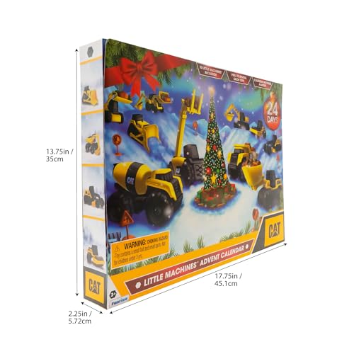 CatToysOfficial, CAT Little Machines Advent Calendar, Kids Toys for Ages 3 and up