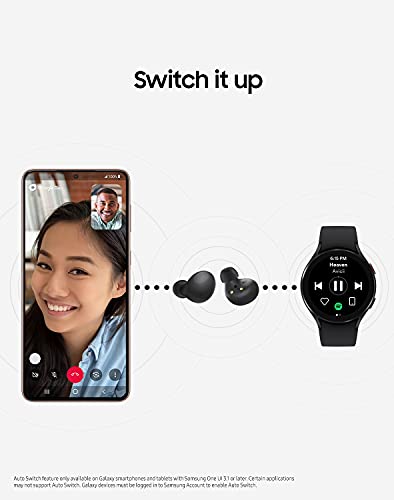 SAMSUNG Galaxy Buds 2 True Wireless Bluetooth Earbuds, Noise Cancelling, Ambient Sound, Lightweight Comfort Fit In Ear, Auto Switch Audio, Long Battery Life, Touch Control US Version, Graphite