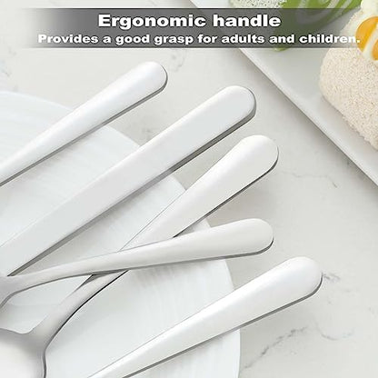 Bestdin Silverware Set for 12, 60-Piece Spoons and Forks Set, Food-Grade Cutlery Set, Stainless Steel Forks and Spoons Silverware Set, Flatware Sets Includes Knife/Fork/Spoon, Dishwasher Safe.