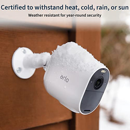 Arlo Essential Spotlight Camera - 3 Pack - Wireless Security, 1080p Video, Color Night Vision, 2 Way Audio, Wire-Free, Direct to WiFi No Hub Needed, Works with Alexa, White - VMC2330