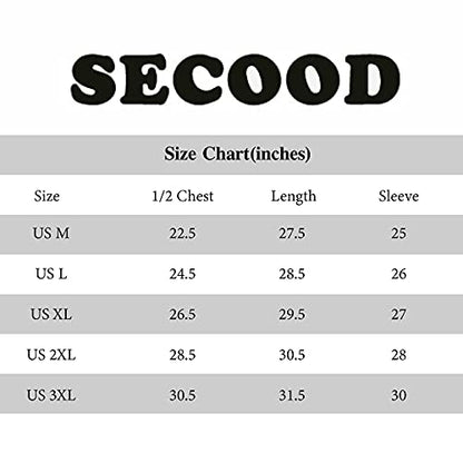SECOOD Hoodies for Men Zip Up Sweashirts Thick Coats Fleece Sherpa Lined Winter Heavyweight Hooded Jacket