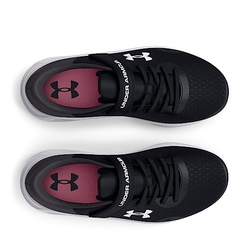 Under Armour Girls Pursuit 3 Alternate Closure Running Shoe, Black, 11 Little Kid