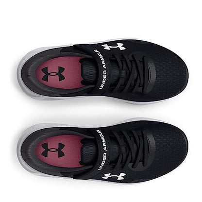 Under Armour Girls Pursuit 3 Alternate Closure Running Shoe, Black, 11 Little Kid