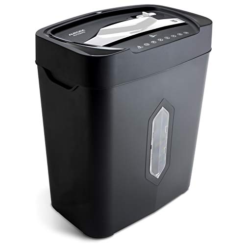 Aurora AU1230XA Anti-Jam 12-Sheet Crosscut Paper and Credit Card Shredder with 5.2-gallon Wastebasket