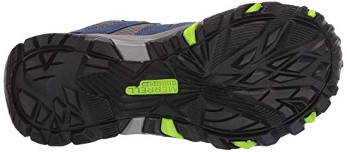Merrell Trail Quest Hiking Sneaker, Blue/Green, 8 US Unisex Little Kid