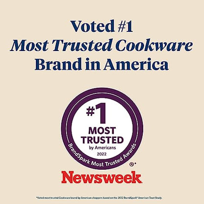 Farberware Cookware Nonstick Stockpot with Lid, 10.5 Quart, Silver