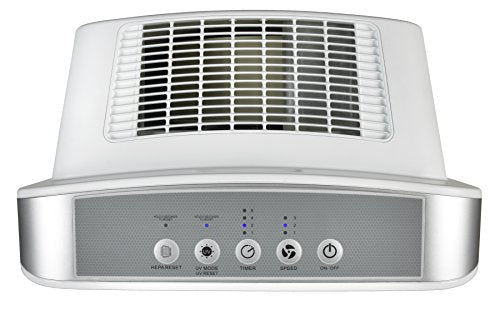 GermGuardian Air Purifier with HEPA 13 Filter, Removes 99.97% of Pollutants, Covers Large Room up to 1760 Sq. Foot Room in 1 Hr, UV-C Light Helps Reduce Germs, Zero Ozone Verified, 21", White, AC5900