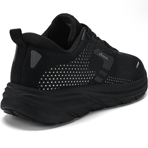 JJMIMAIFJ Wide Toe Box Shoes for Men Extra Wide Width Zero Drop Running Shoes Lightweight Breathable Neutral Cushioned Walking Shoes Athletic Tennis Wide Shoes Black