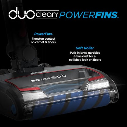 Shark IZ662H Cordless Vertex Pro Lightweight Cordless Stick Vacuum with DuoClean PowerFins, Red