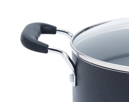 T-fal Specialty Nonstick Stockpot 12 Quart Oven Broiler Safe 350F Cookware, Pots and Pans, Dishwasher Safe Black