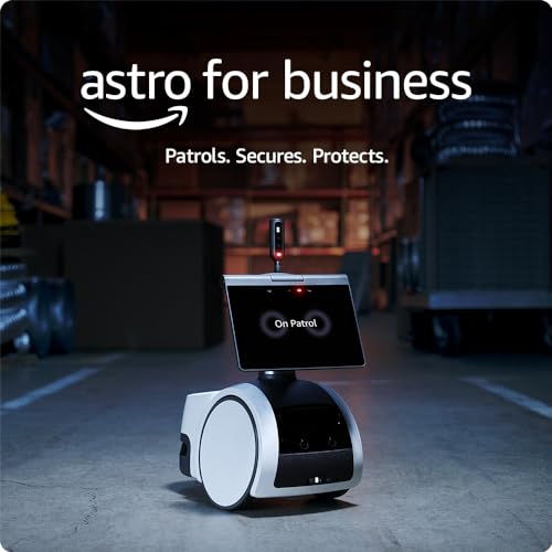 Introducing Amazon Astro for Business, Mobile security robot, Works with Ring Alarm, Includes 120-day free trial of Astro Secure and Ring Protect Pro