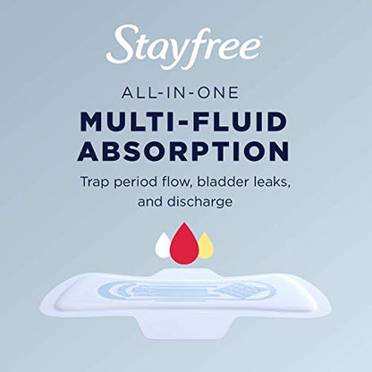 Stayfree Stayfree Ultra Thin Pads, Overnight With Wings, 14 Count (Pack of 8)