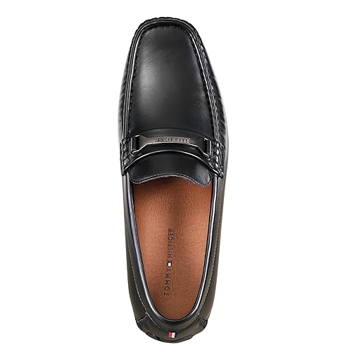 Tommy Hilfiger Men's Axin Loafer, Black 001, 10M