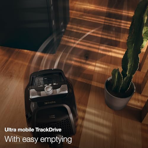 Miele Boost CX1 Parquet Canister Vacuum, White/Rose