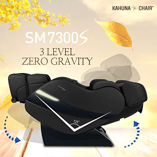 Kahuna Massage Chair-Premium SL-Track SM-7300S Black-Ultimate Relaxation Experience for Home with Superior Comfort and Support, Massage Chairs Perfect for Personal Use