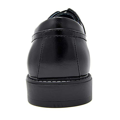 Bruno Marc Men's Downing-01 Black Leather Lined Dress Oxford Shoes Classic Lace Up Formal Size 8 M US