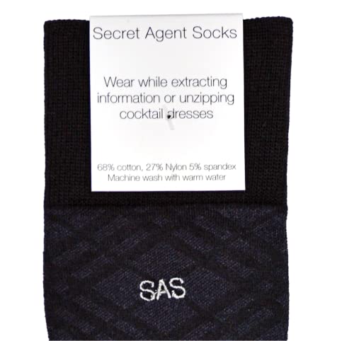 UPDATE: DEAD! Secret Agent Socks - ultra fine dress socks for the discerning secret agent (The Moneypenny 5 Pack)