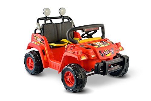 National Products 12V Battery Operated Dual Passenger 4 X 4 Red