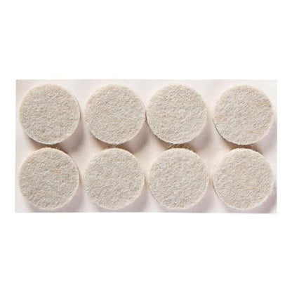 Scotch Felt Pads, Felt Furniture Pads for Protecting Hardwood Floors, Round, 1 in. Diameter, Beige, 32 Pads